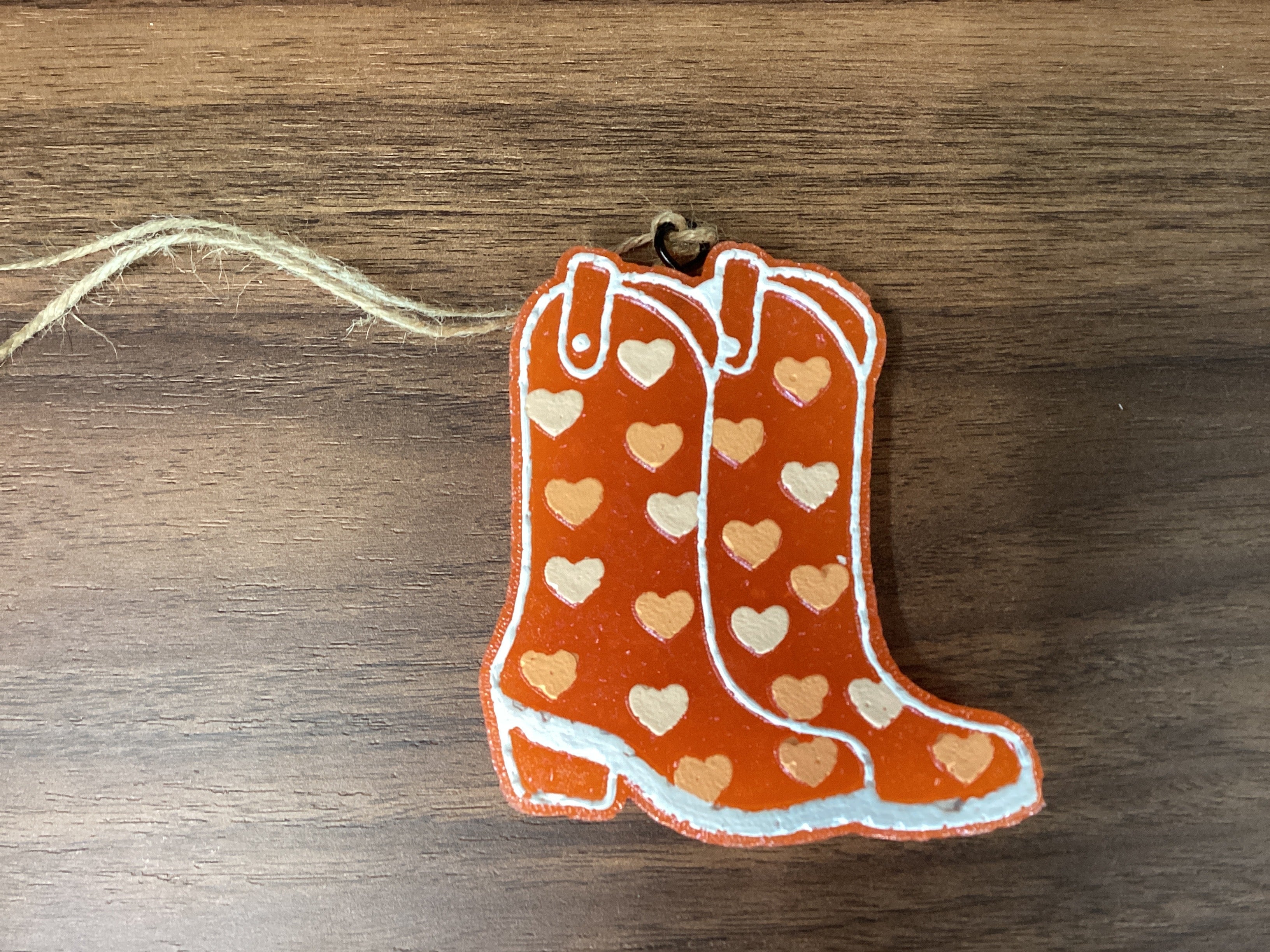 Heart Cowboy Boots Freshie